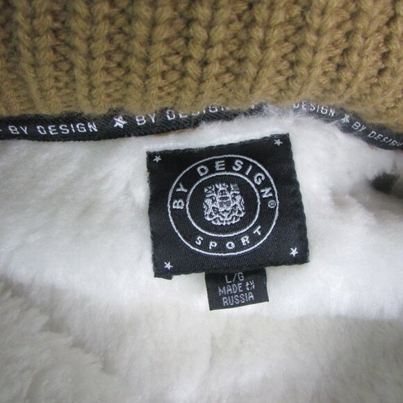 By Design Sport Coat L Brown White Full Zip - Picture 16 of 16